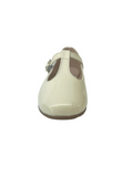 Venettini Bone Patent T Strap