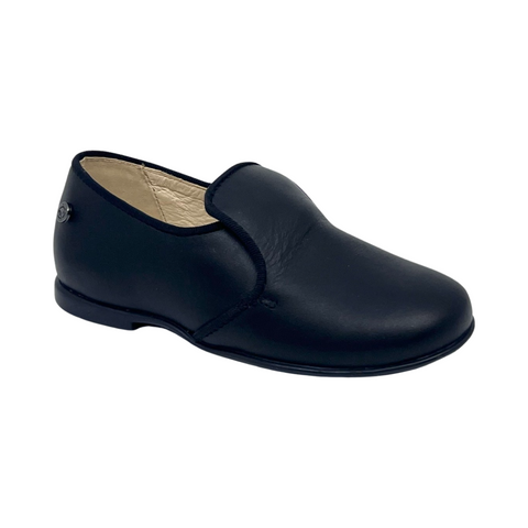 Naturino Black Leather Smoking Shoe- Alghero