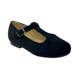Jolee Black Velvet T Strap