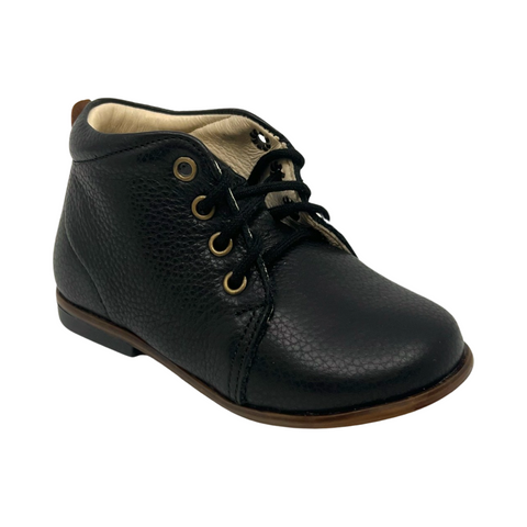 Emel Black Laced Baby Bootie