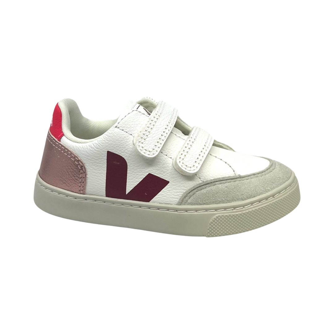 Veja Rose Gold Double Velcro Sneaker