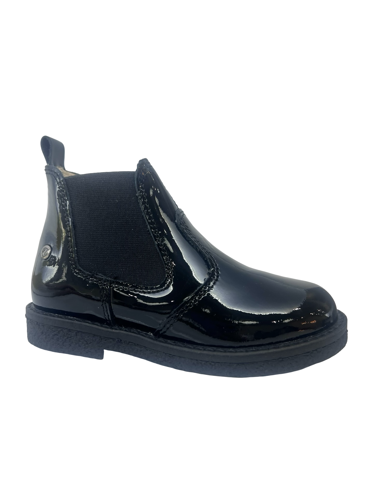 Naturino Black Patent Bootie - Arthur