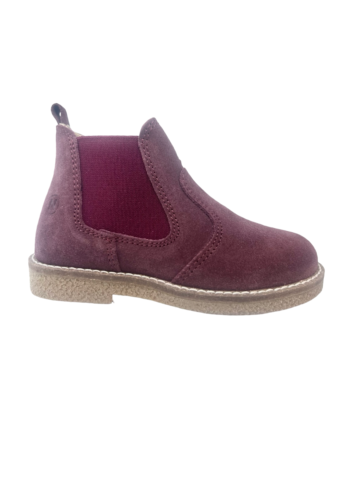Naturino Prune Suede Bootie - Arthur