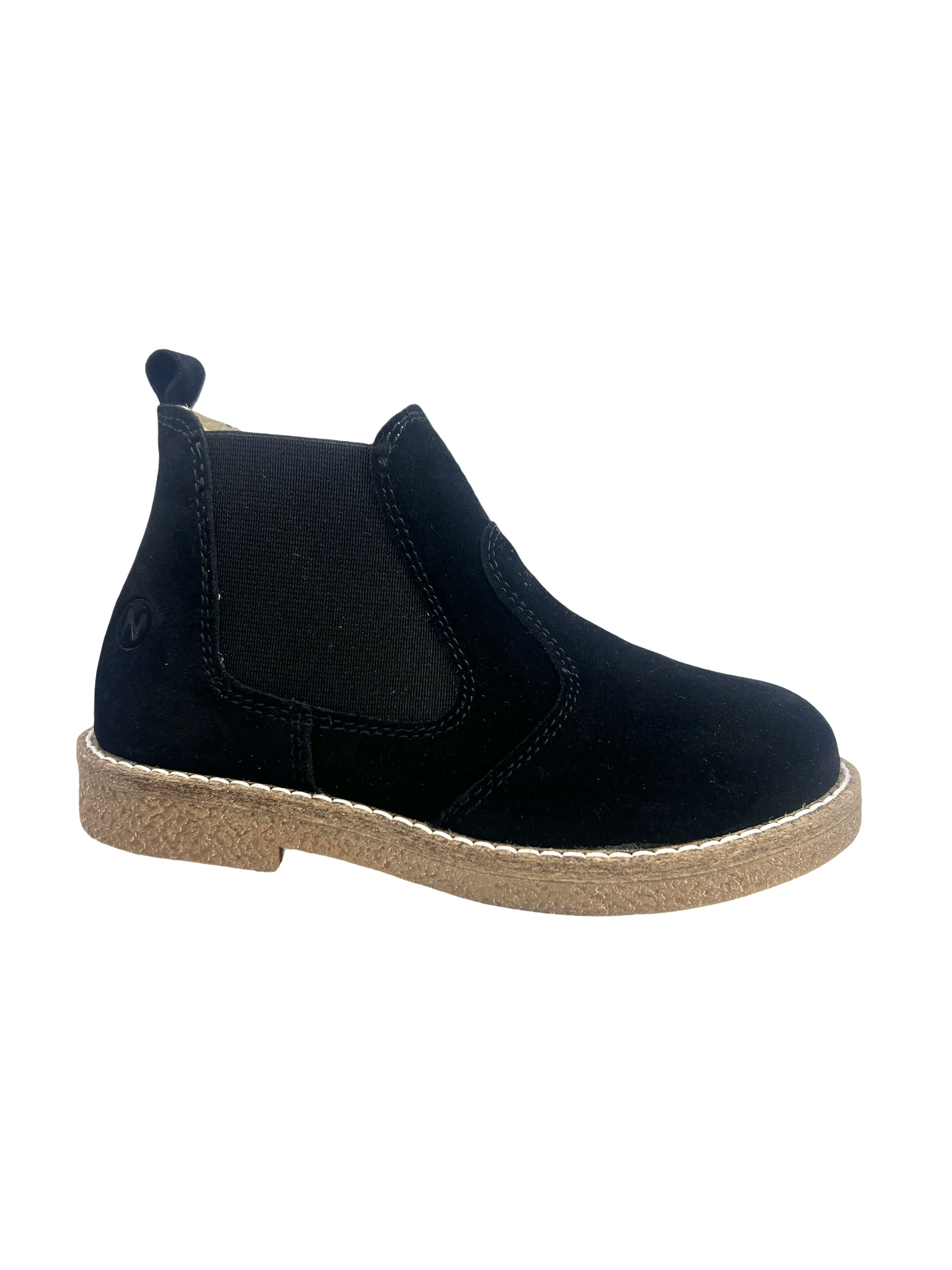 Naturino Black Suede Bootie - Arthur
