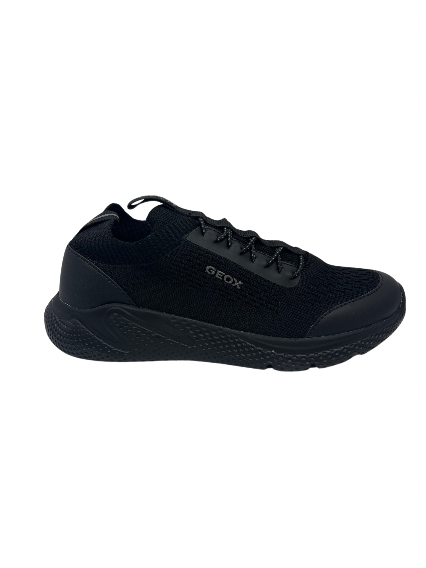 Geox Black Knit Sneaker