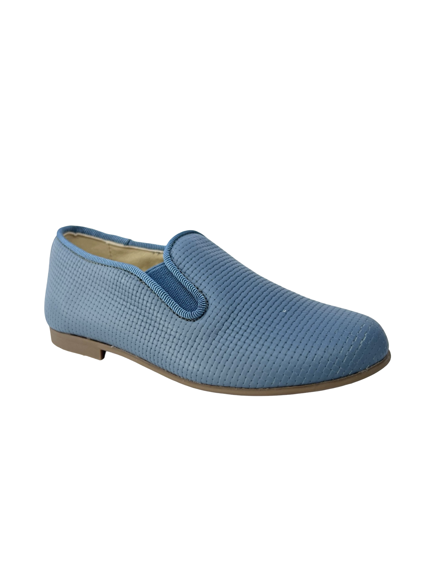 Andanines Blue Texture Smoking Shoe