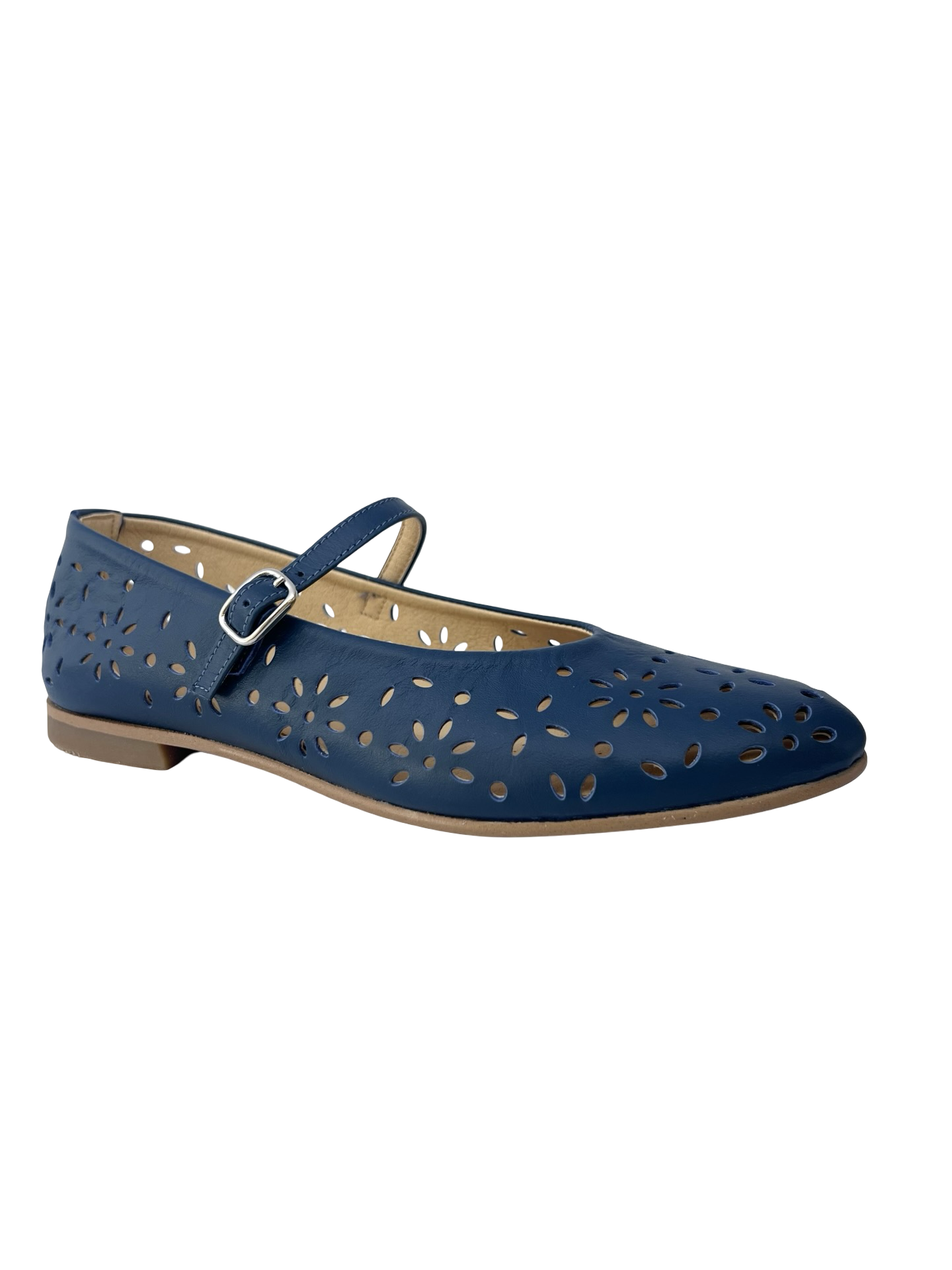 Andanines Navy Perf Mary Jane