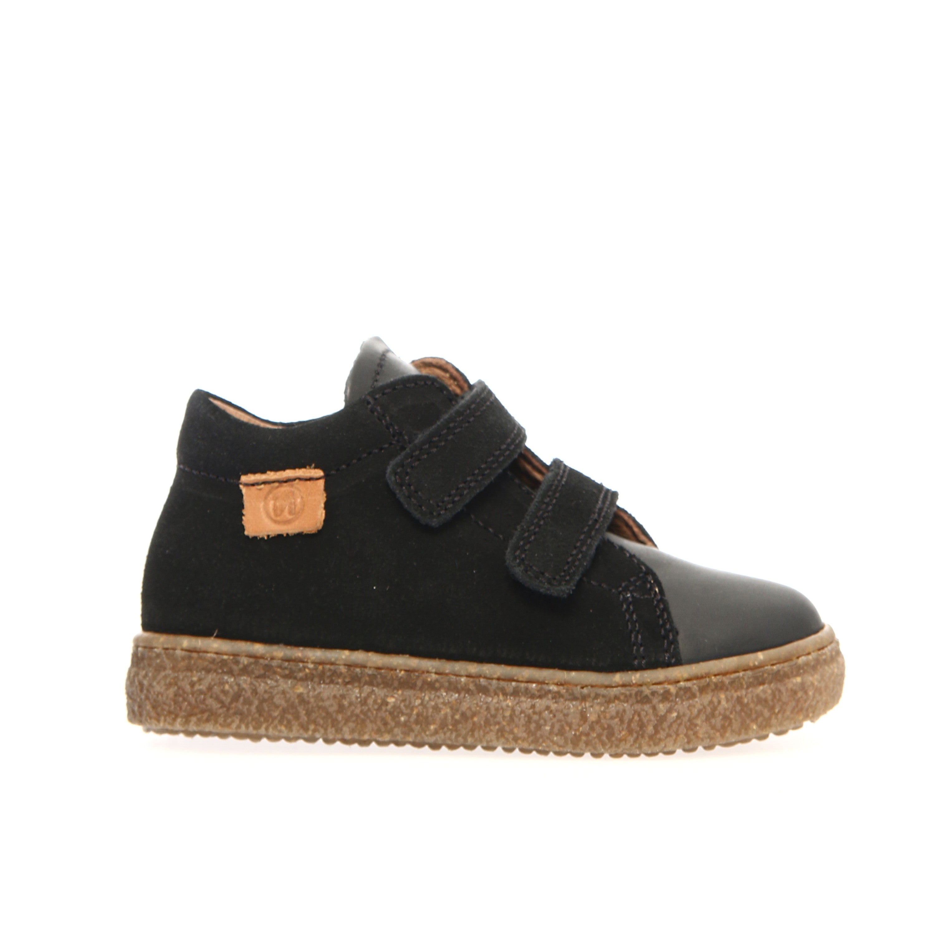 Naturino Black Suede Hi Top Sneaker- Albus