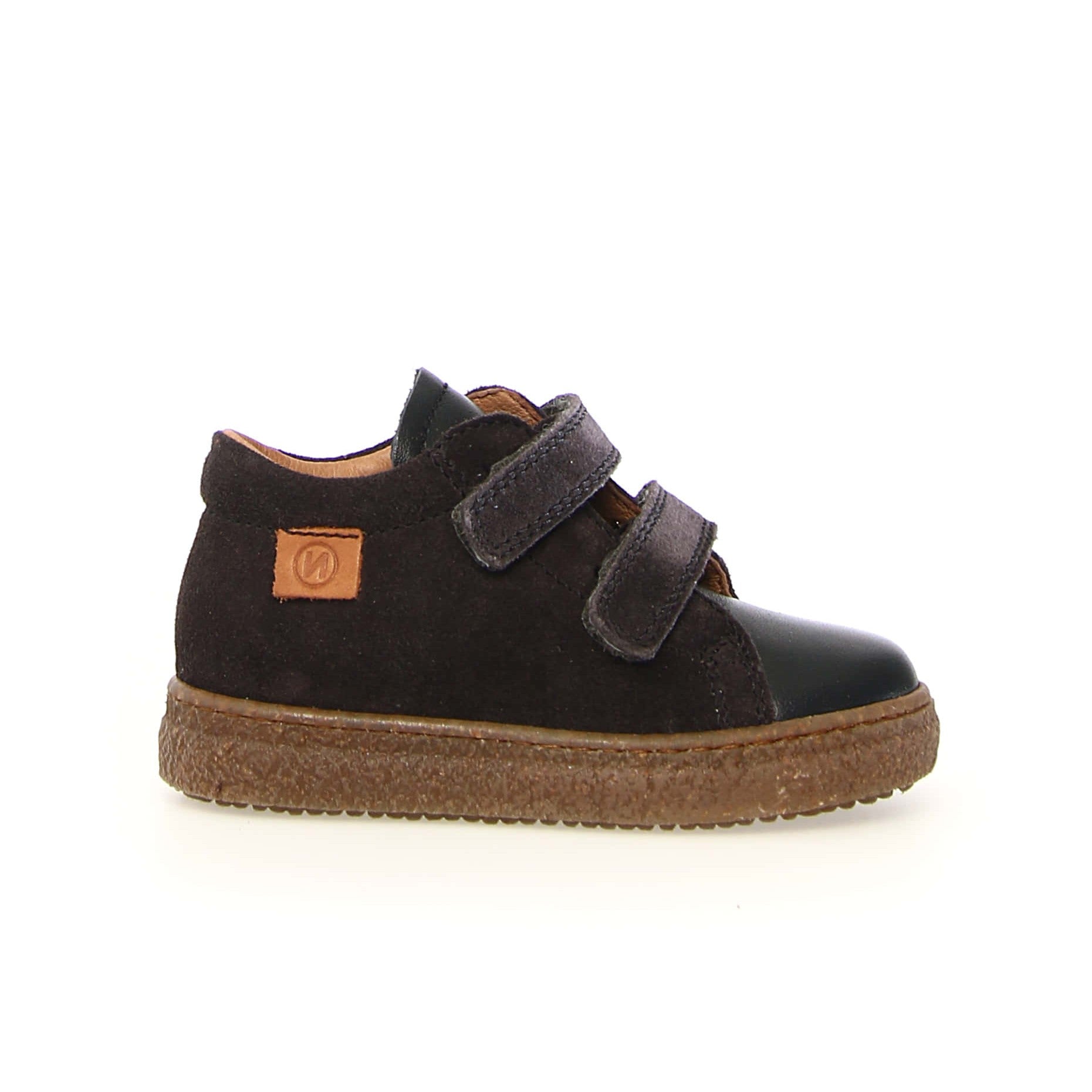 Naturino Charcoal Suede Hi top Sneaker- Albus