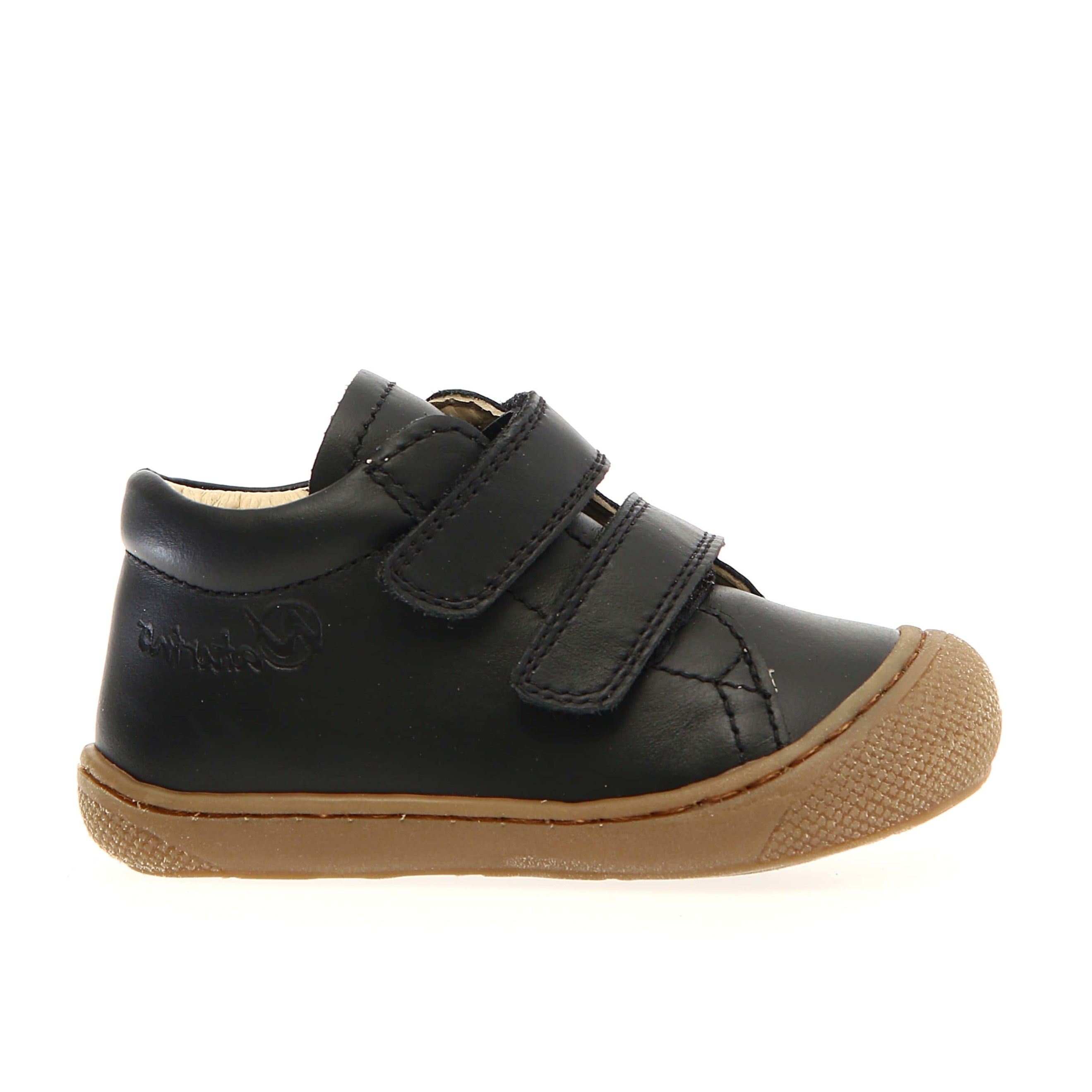 Naturino Black Double Velcro Sneaker- Cocoon