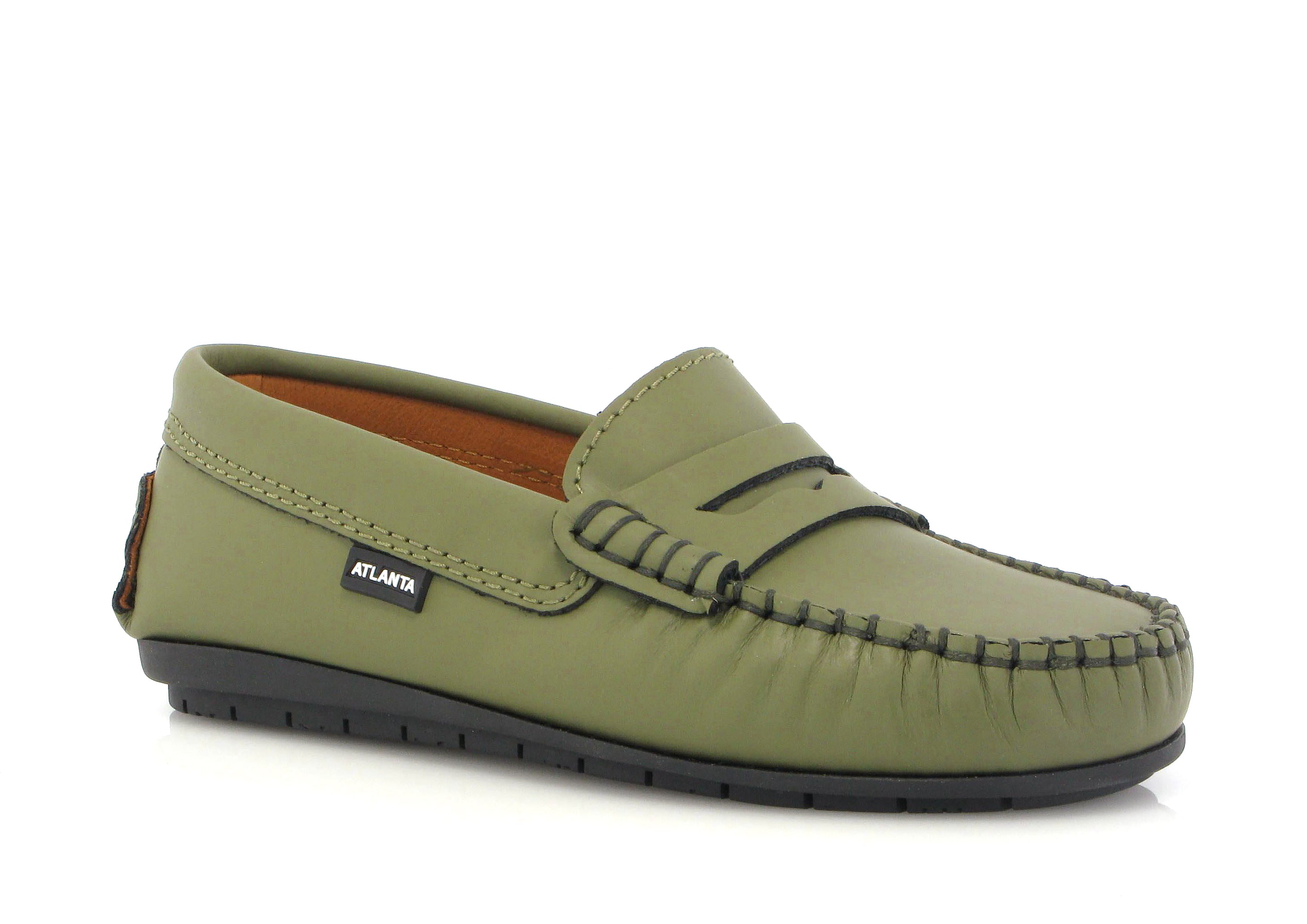 Atlanta Mocassin Pistachio Gum Penny Loafer