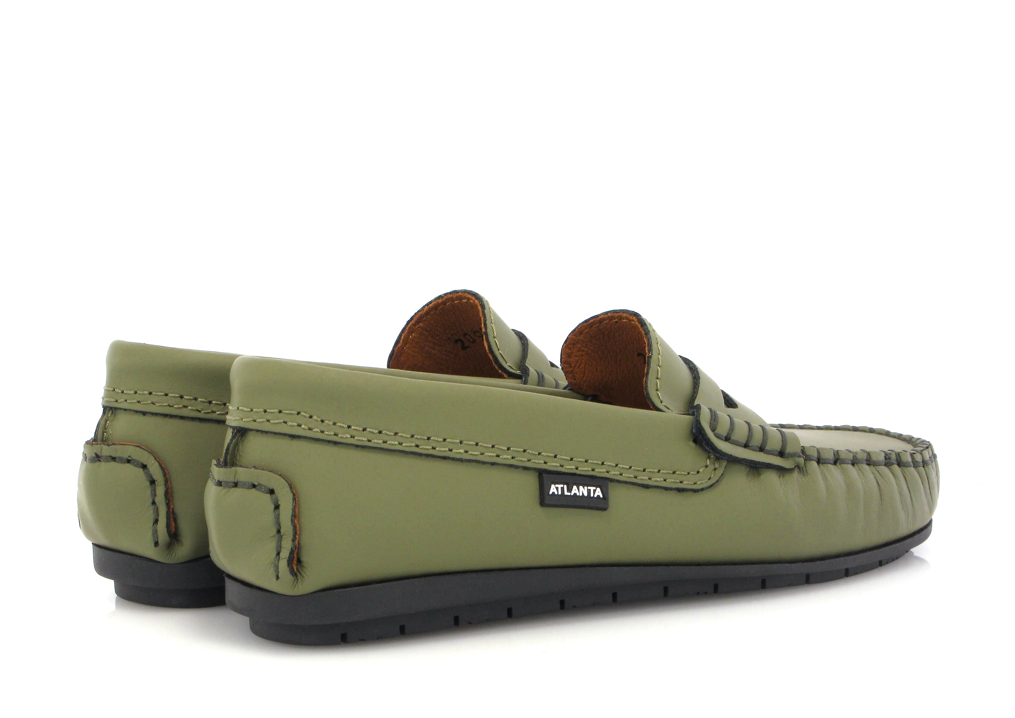 Atlanta Mocassin Pistachio Gum Penny Loafer
