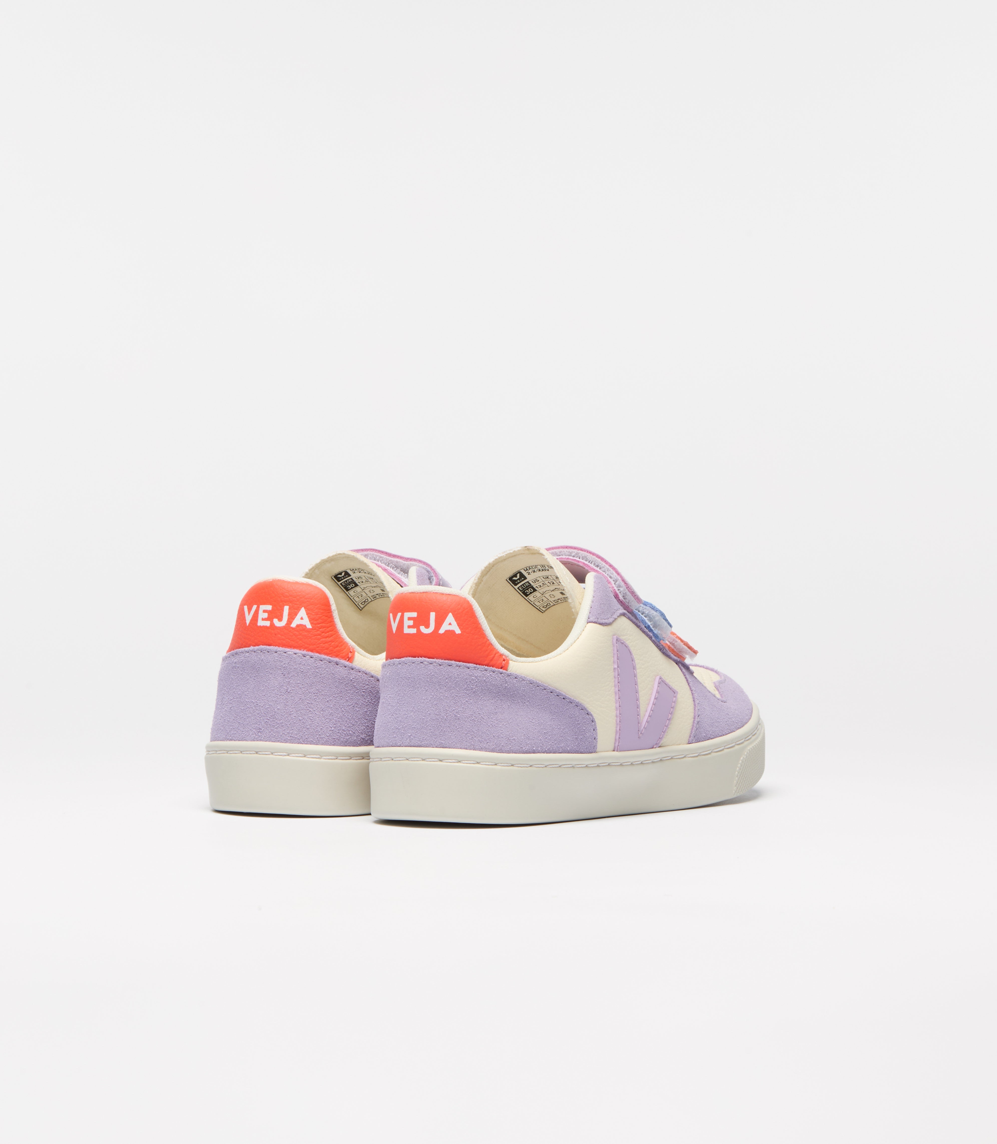 Veja Multi Lavender Triple Velcro Sneaker