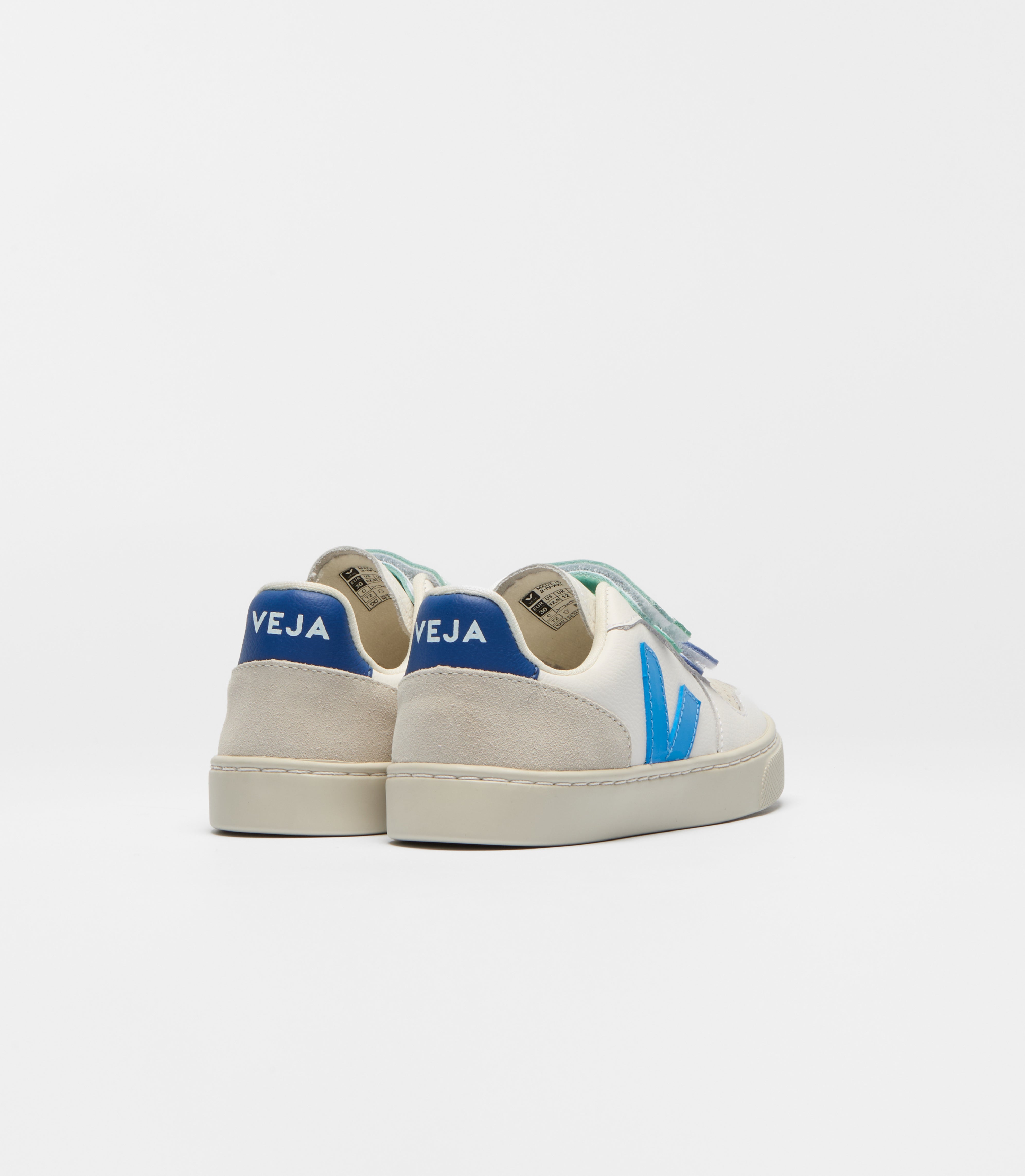Veja Multi Blue Triple Velcro Sneaker