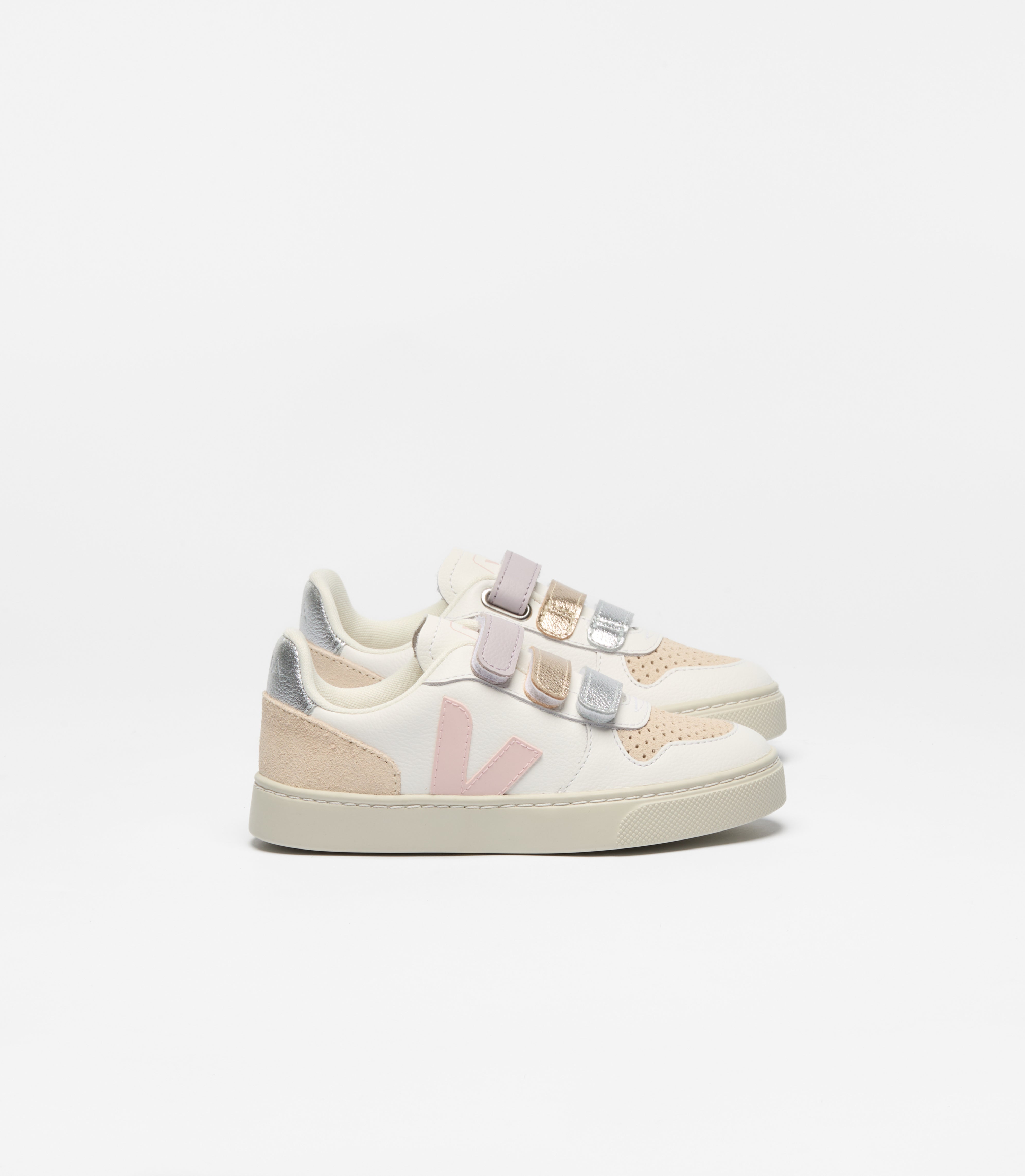 Veja Multi Metallic Triple Velcro Sneaker