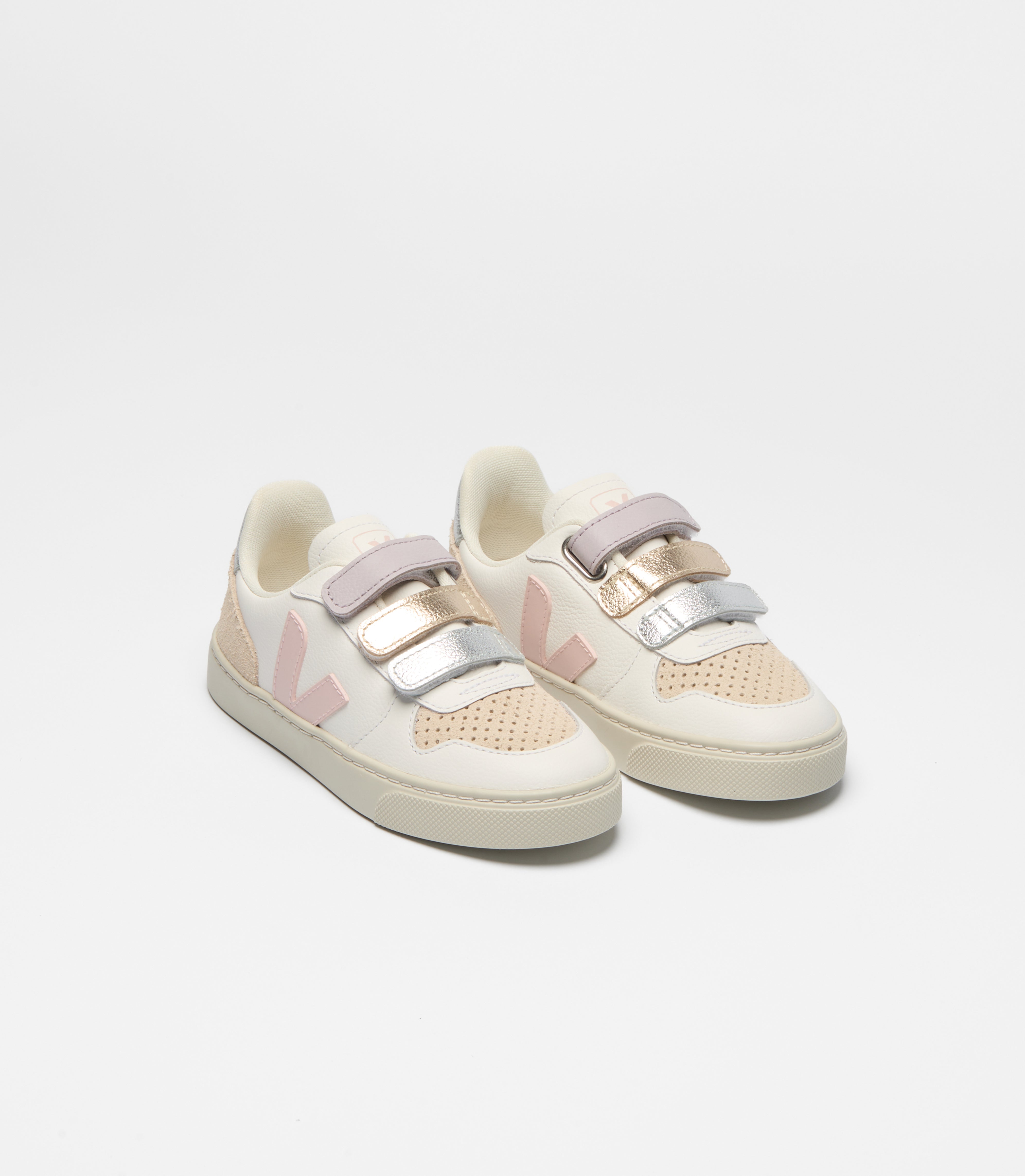 Veja Multi Metallic Triple Velcro Sneaker