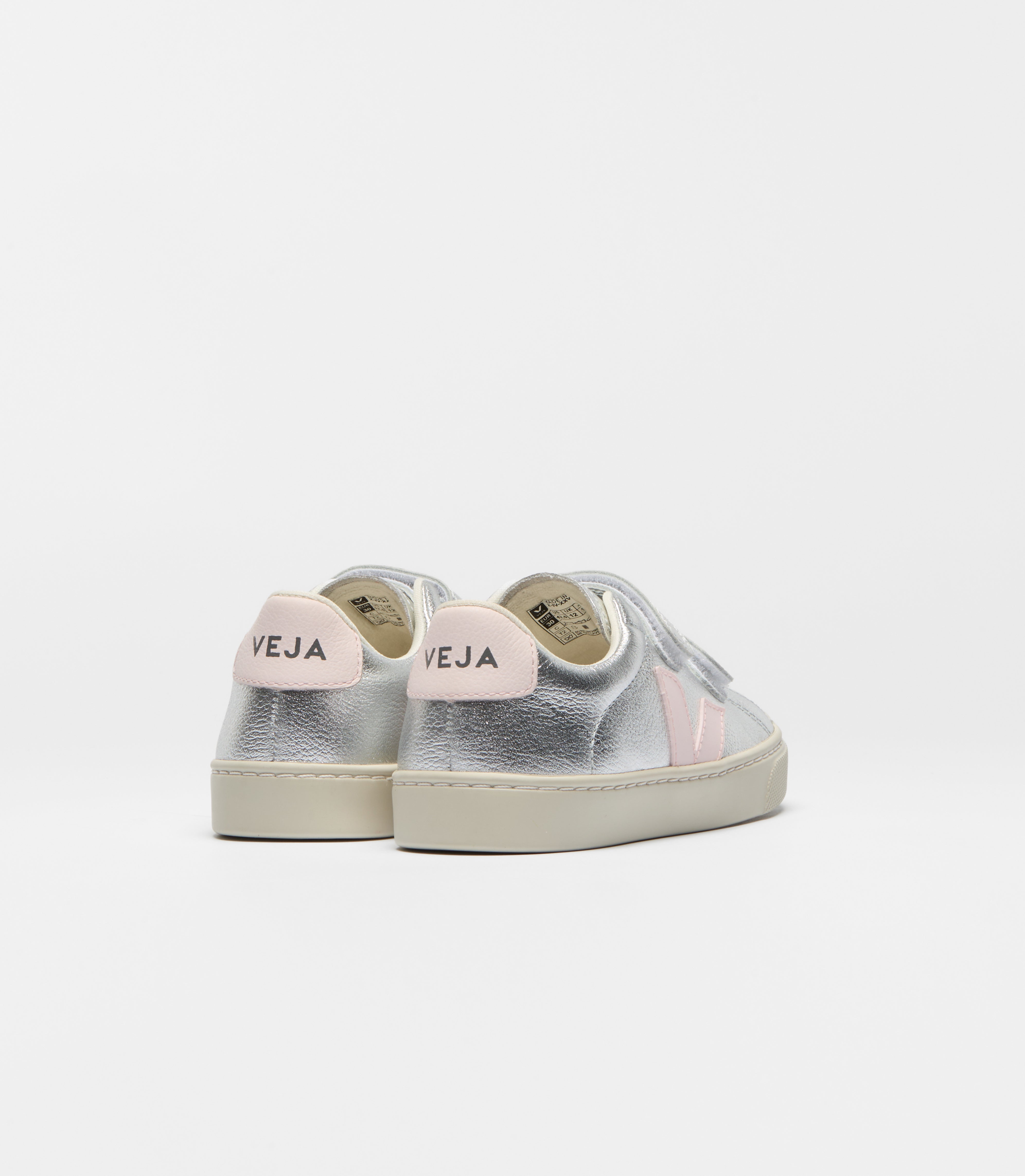 Veja Silver Double Velcro Sneaker