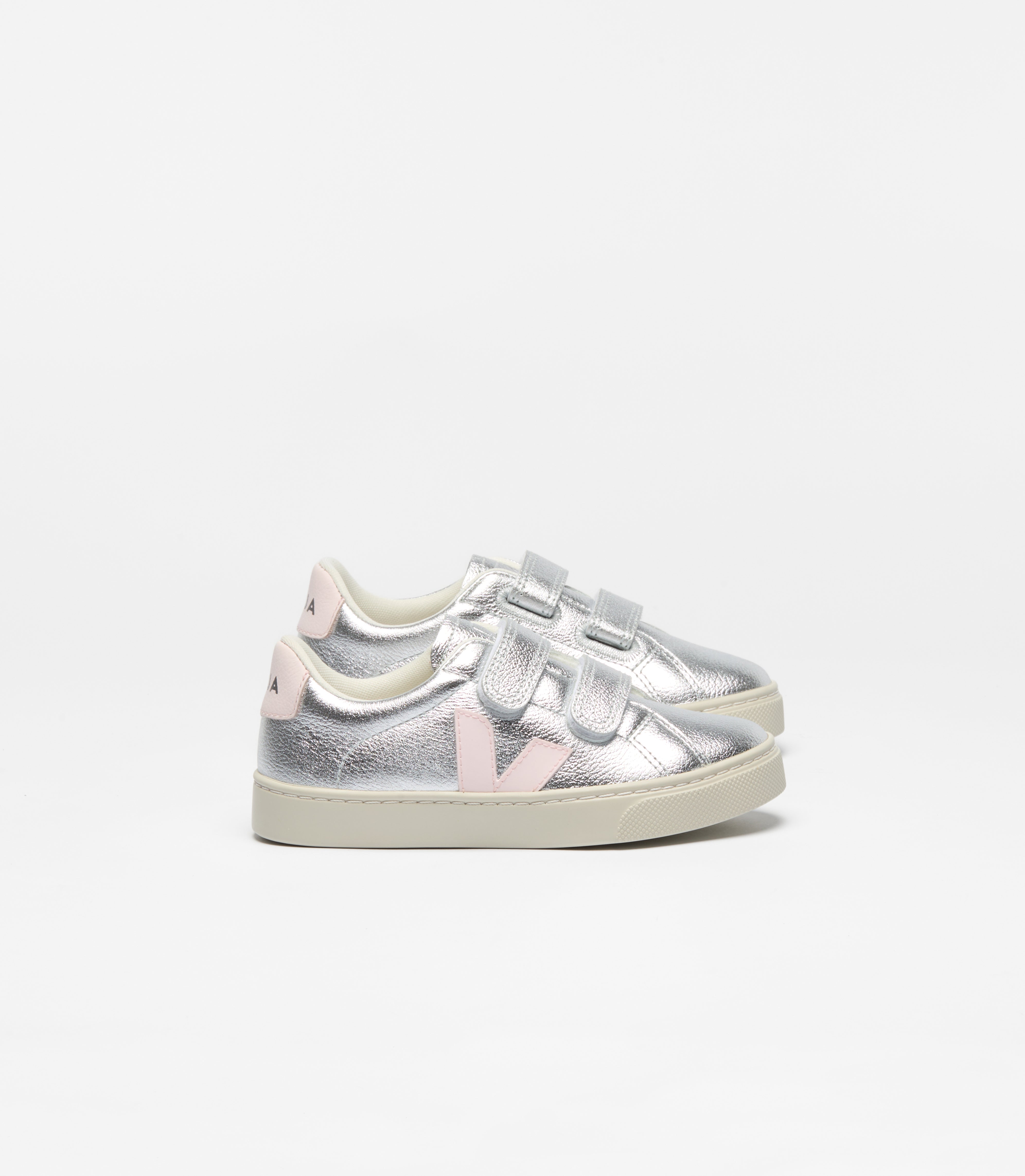 Veja Silver Double Velcro Sneaker