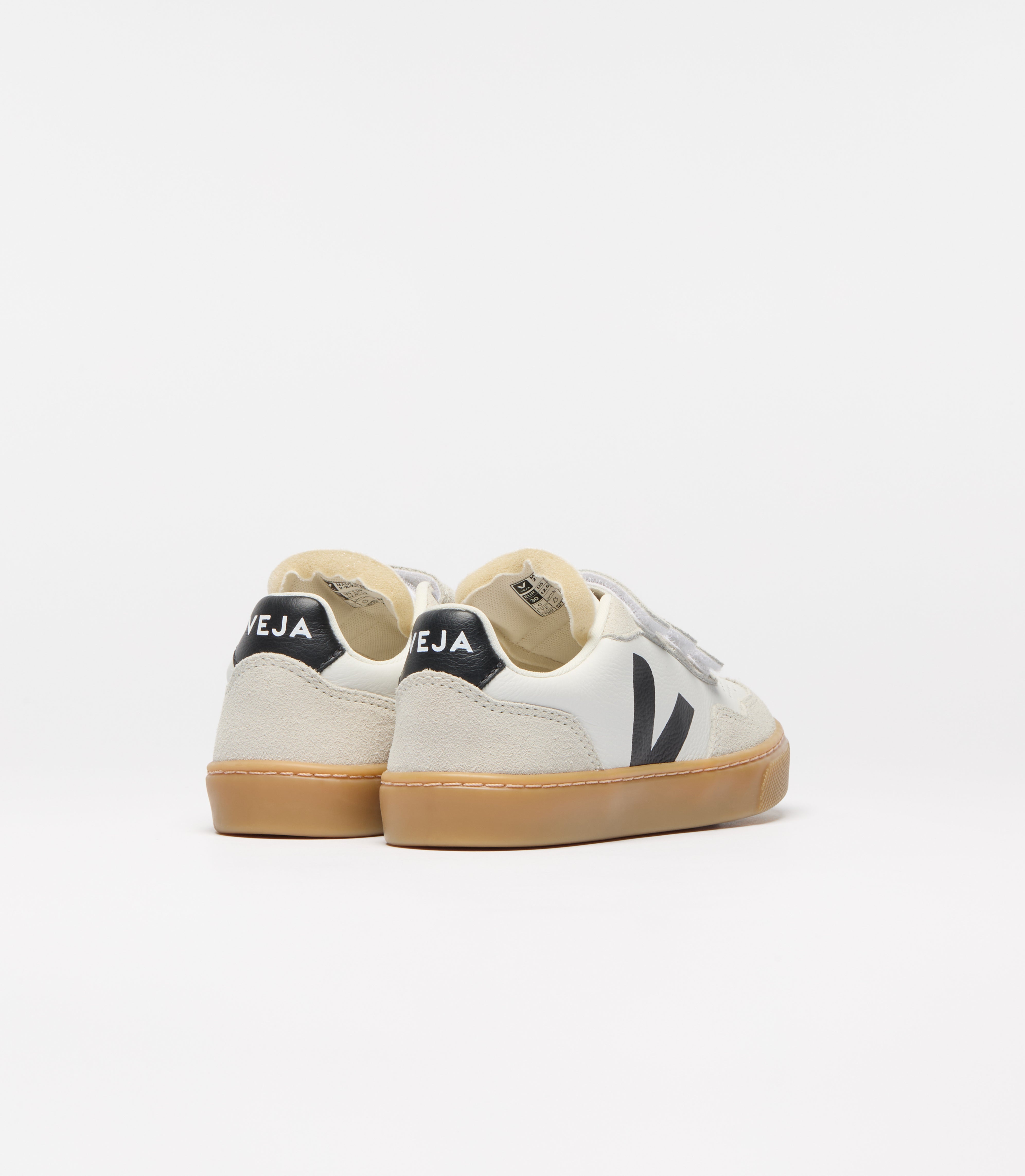 Veja Black V Triple Velcro Sneaker