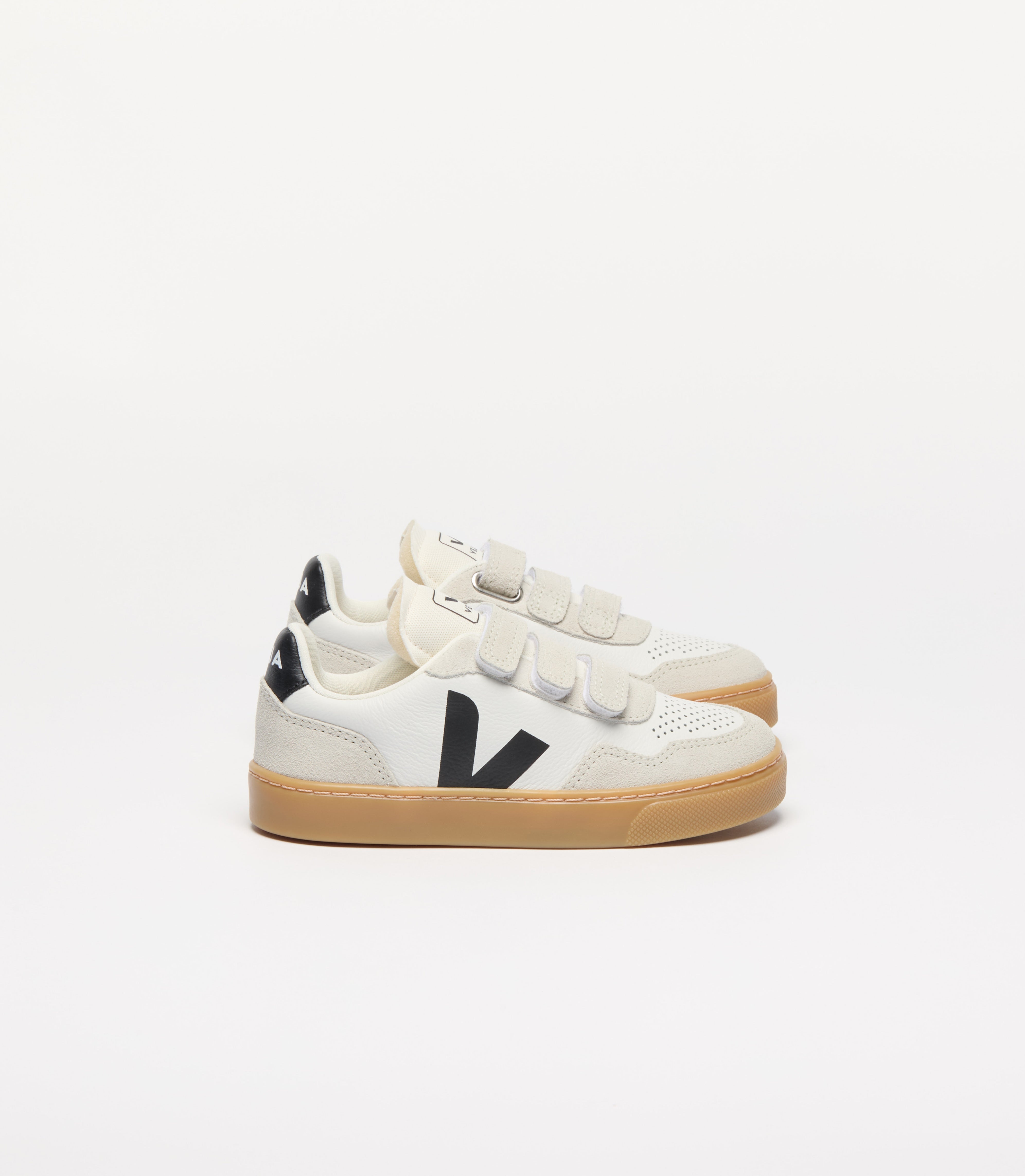 Veja Black V Triple Velcro Sneaker