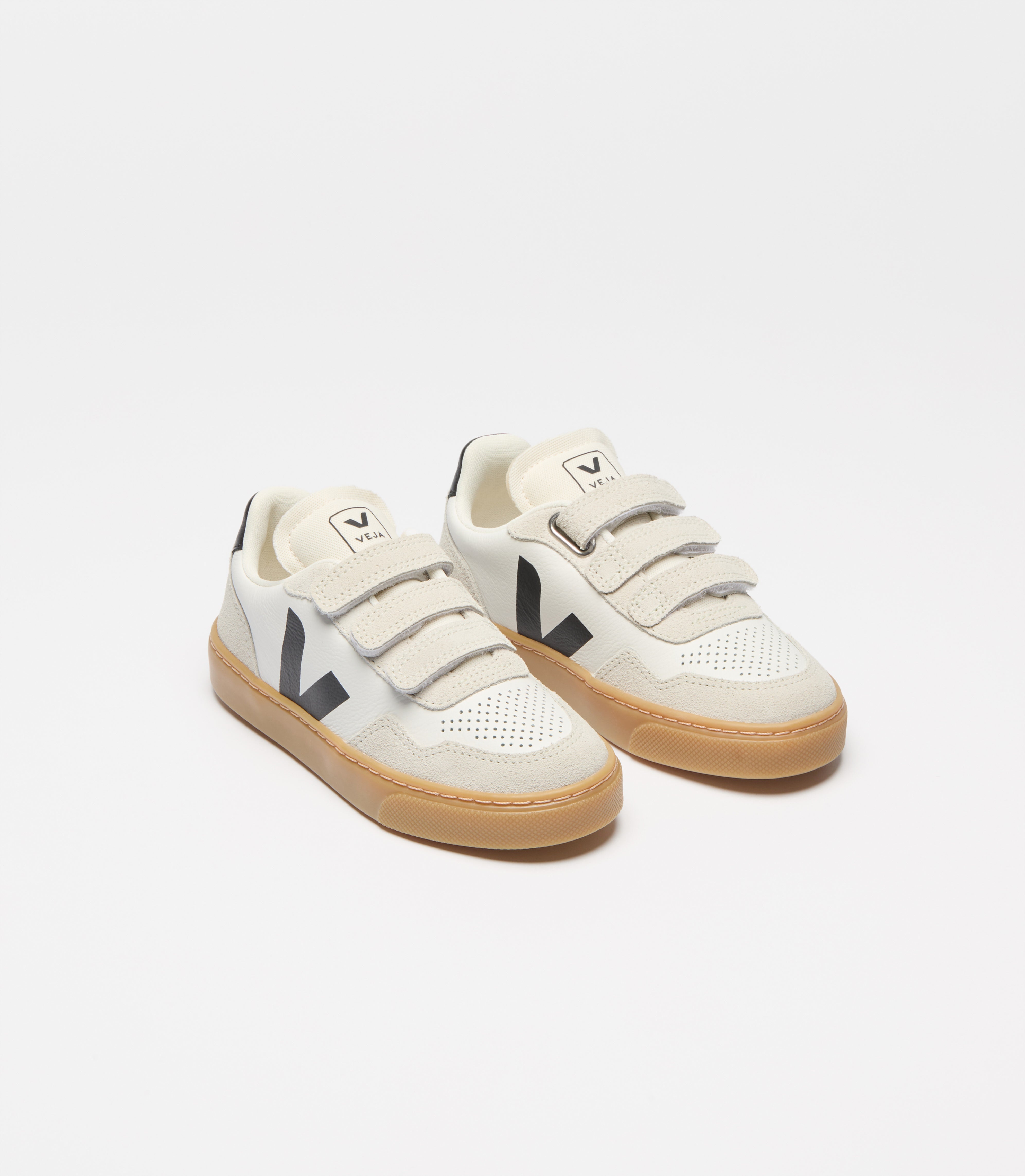 Veja Black V Triple Velcro Sneaker