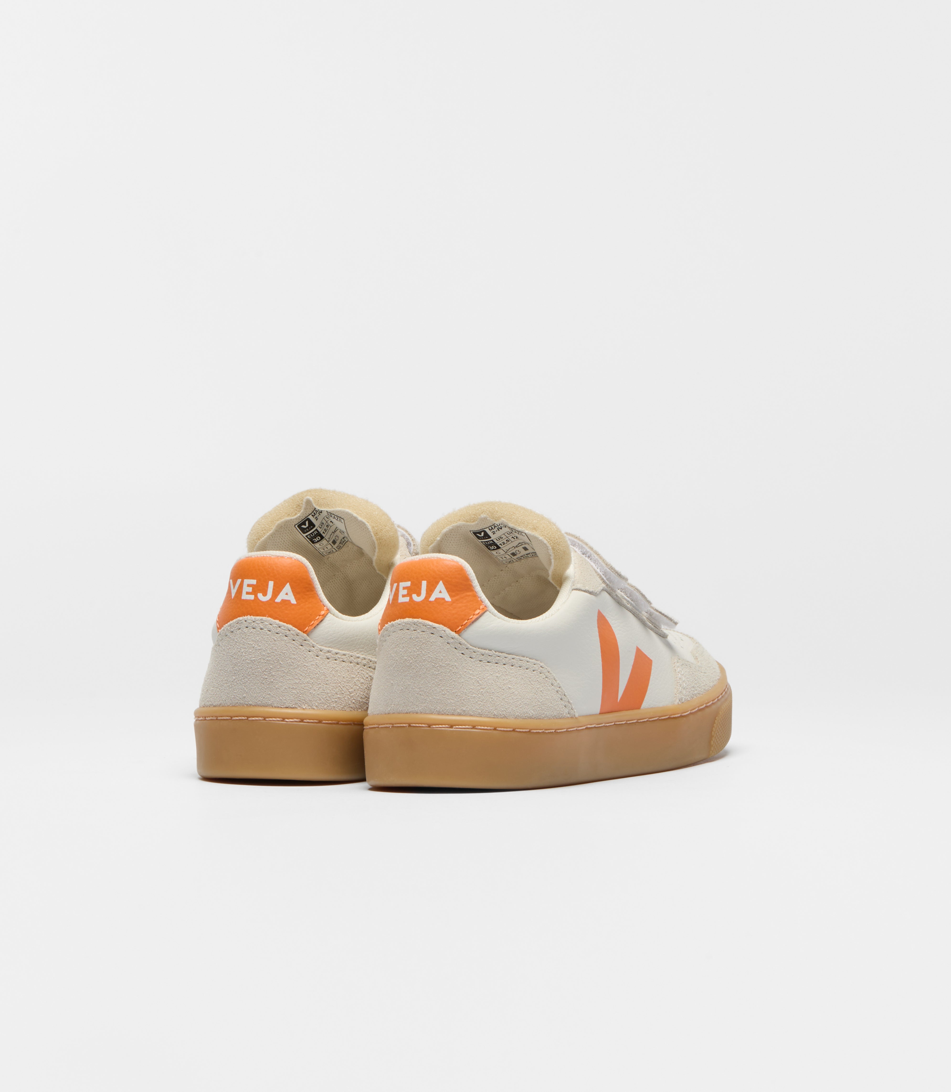 Veja Orange Triple Velcro Sneaker