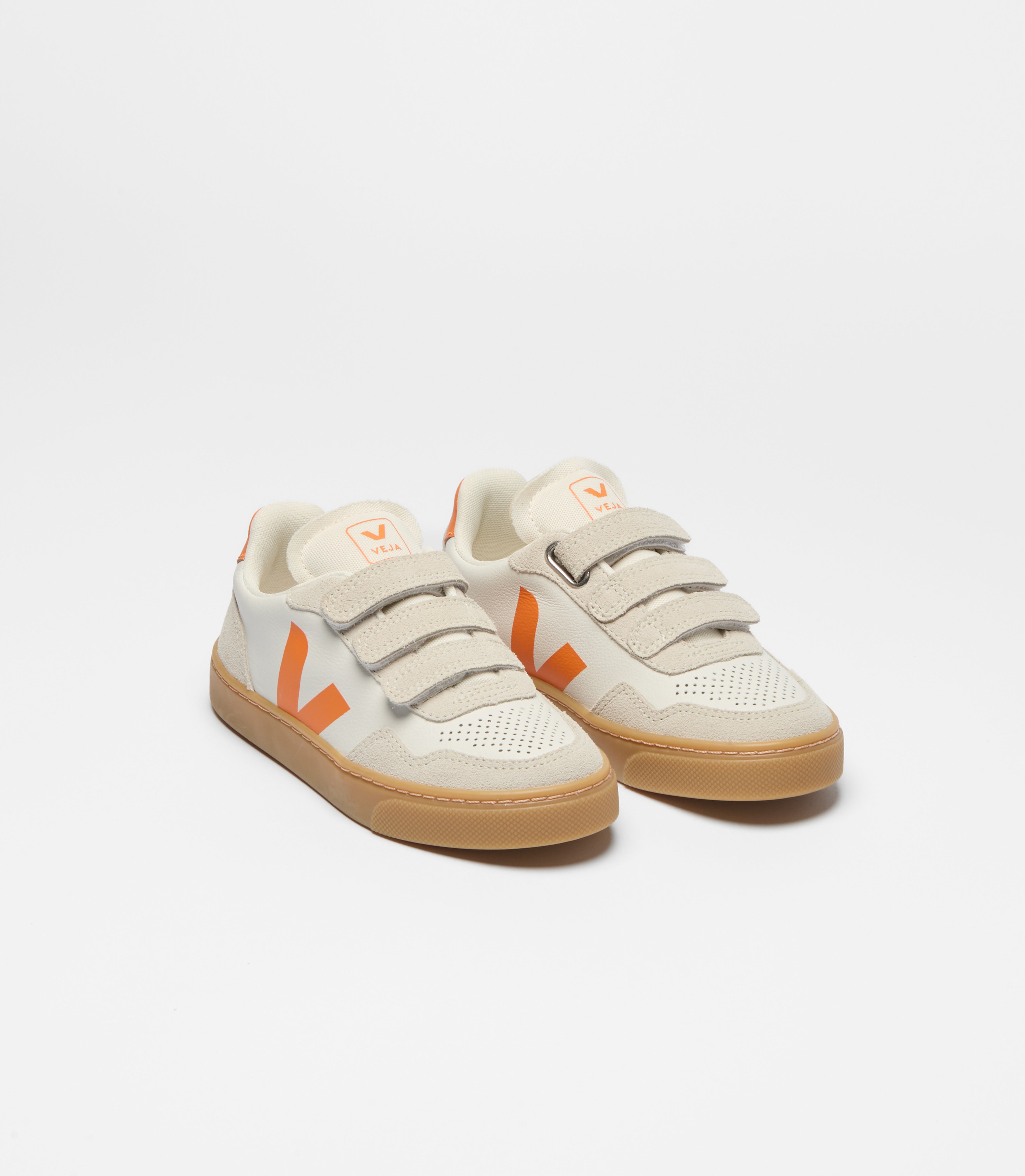 Veja Orange Triple Velcro Sneaker