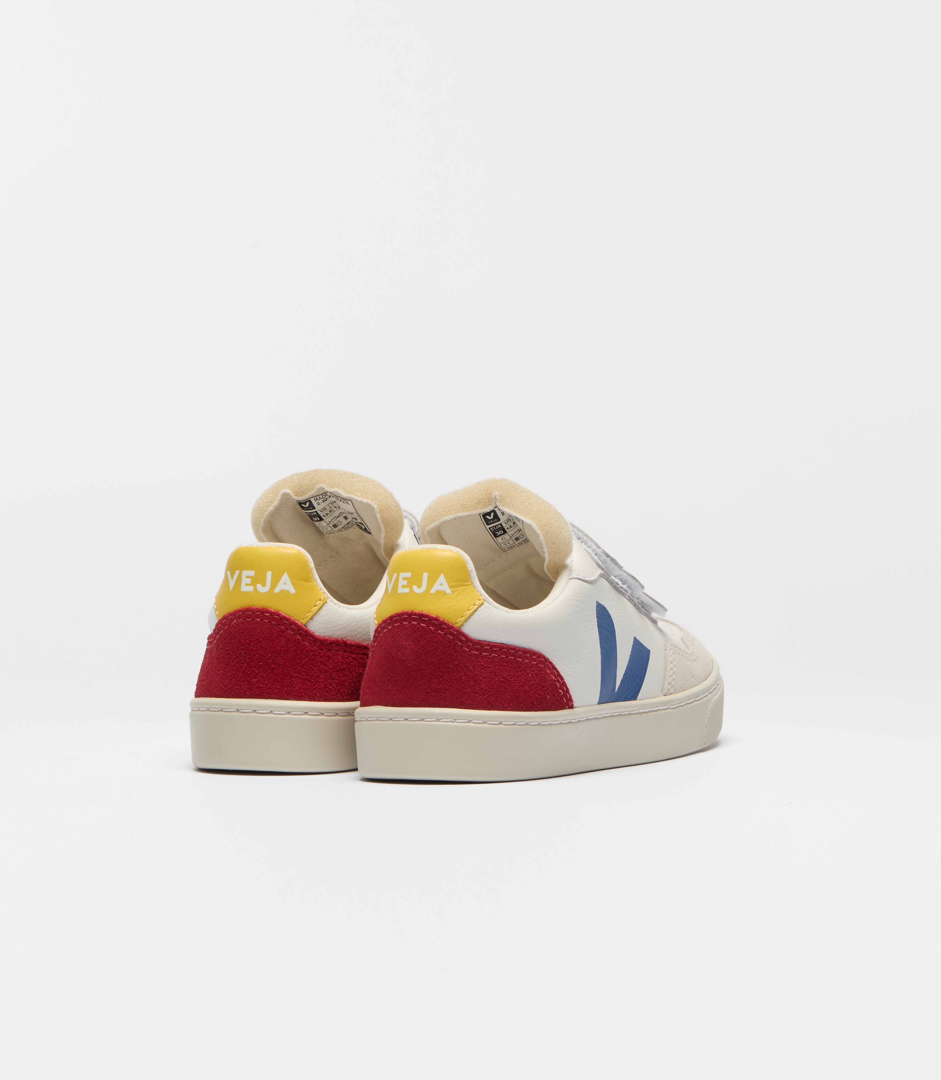 Veja Blue-Red Multi Triple Velcro Sneaker