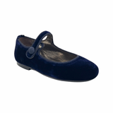 Papanatas Blue Velvet Mary Jane