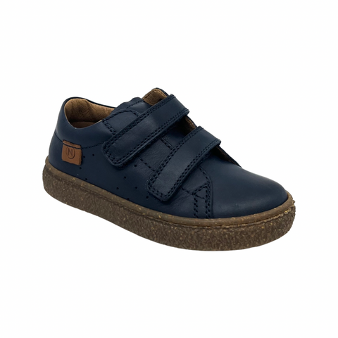 Naturino Navy Double Velcro Sneaker- Carex