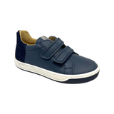 Naturino Navy Double Velcro Sneaker- Caleb