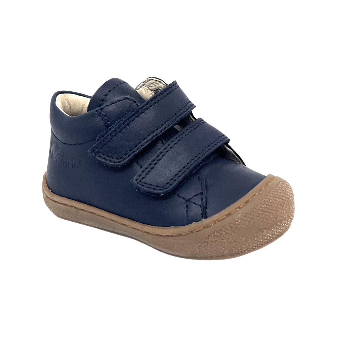 Naturino Navy Double Velcro Sneaker - Cocoon