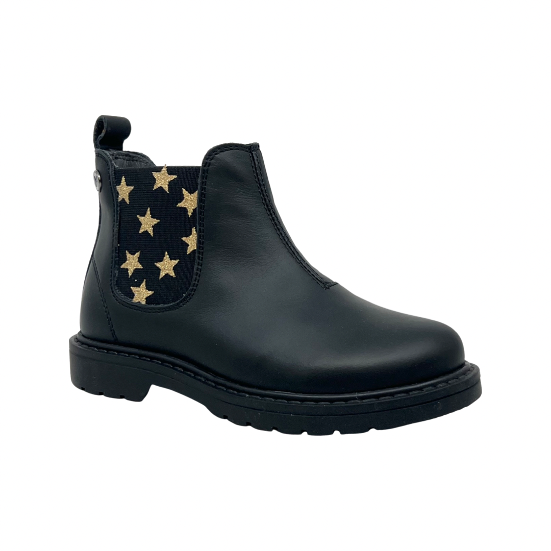 Naturino Black Stars Elastic Bootie- Piccadilly
