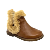Falcotto Luggage Fur Zip Bootie- Winter Wood