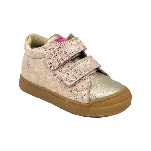 Falcotto Cipria Print Double Velcro Sneaker- Snopes