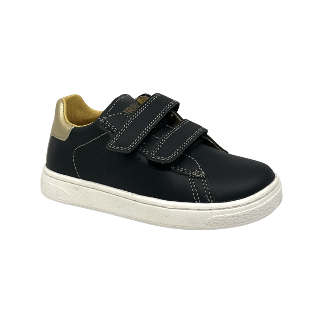 Naturino Black Double Velcro Sneaker- Hasselt