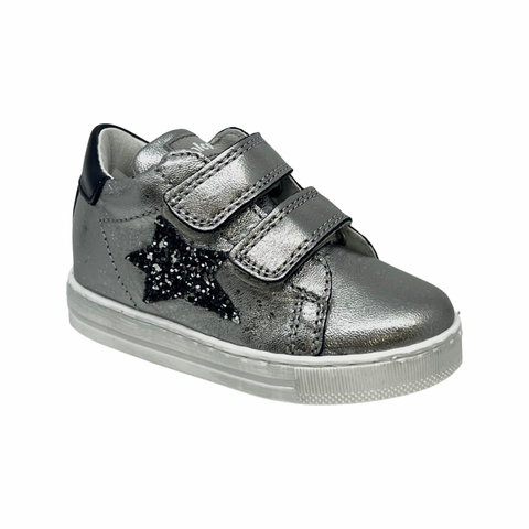 Falcotto Accacio/Sparkle Double Velcro Star Sneaker- Sasha
