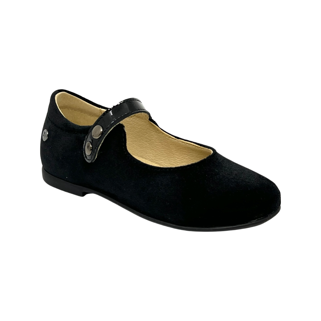 Naturino Black Velvet Mary Jane - Ovindoli