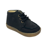Falcotto Black Nubuck Wallabee Bootie- Ostrit