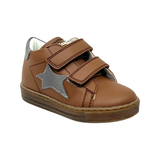 Falcotto Luggage/Gray Double Velcro Star Sneaker-Sasha