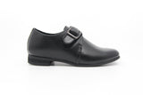 Pardoo Black Buckle Velcro Loafer